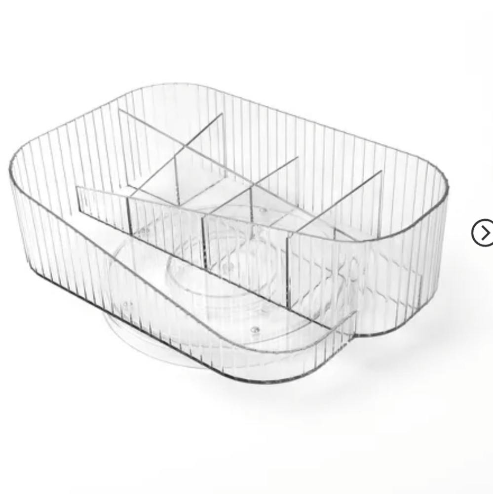 Bullseye Collection 9 Section Rotating Beauty Organizer